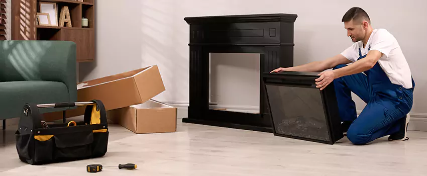 Old Rusted Metal Fireplace Repair And Replacement in Suffolk, VA