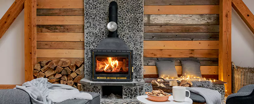 Thelin Hearth Products Direct Vent Gas Stove Fireplace Inspection in Suffolk, Virginia